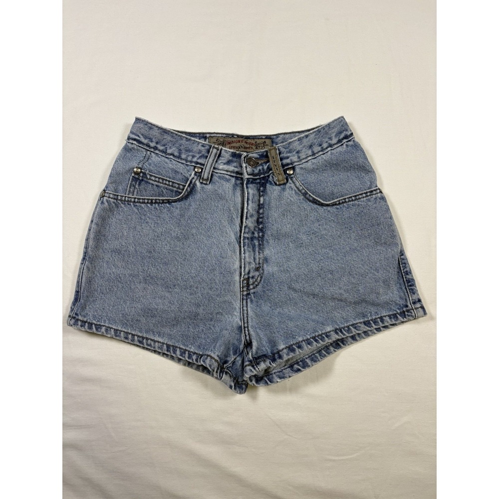 Vtg 90s Levis Silver Tab Denim Shorts Womens High Waisted Blue Cotton Jeans